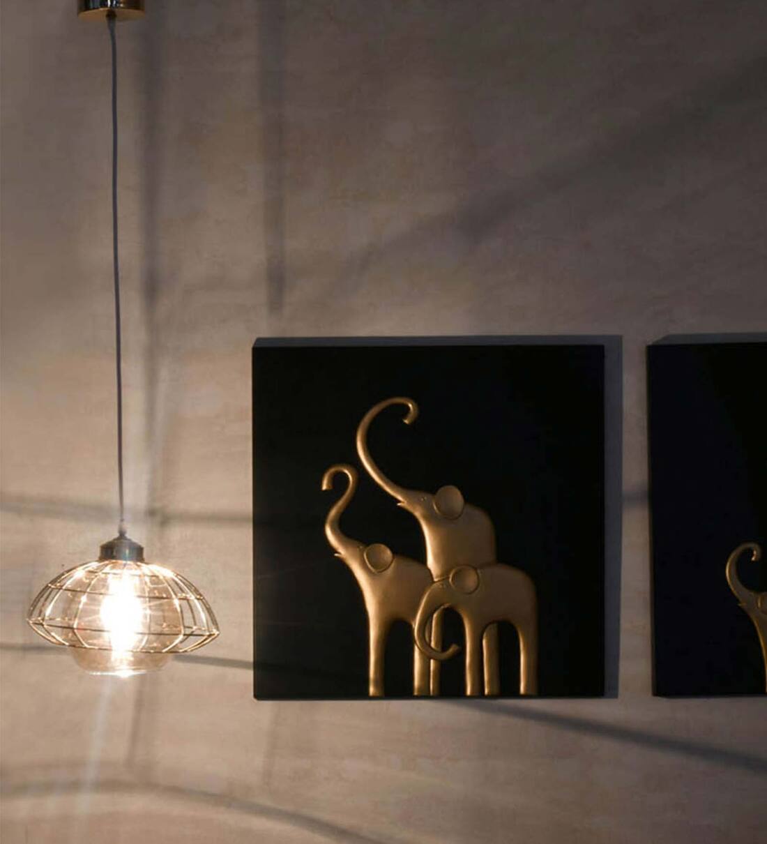 Buy Nova Gold Metal & Glass Ceiling Wall Hanging Light by home at 54