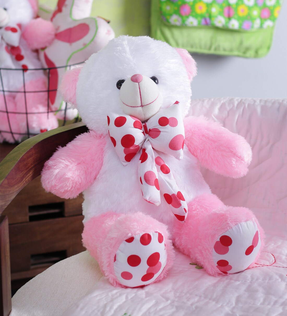 Buy Novel Pink Fur 25 X 1 X 13 Inches Teddy Bear Online Toys Toys Kids Pepperfry Product