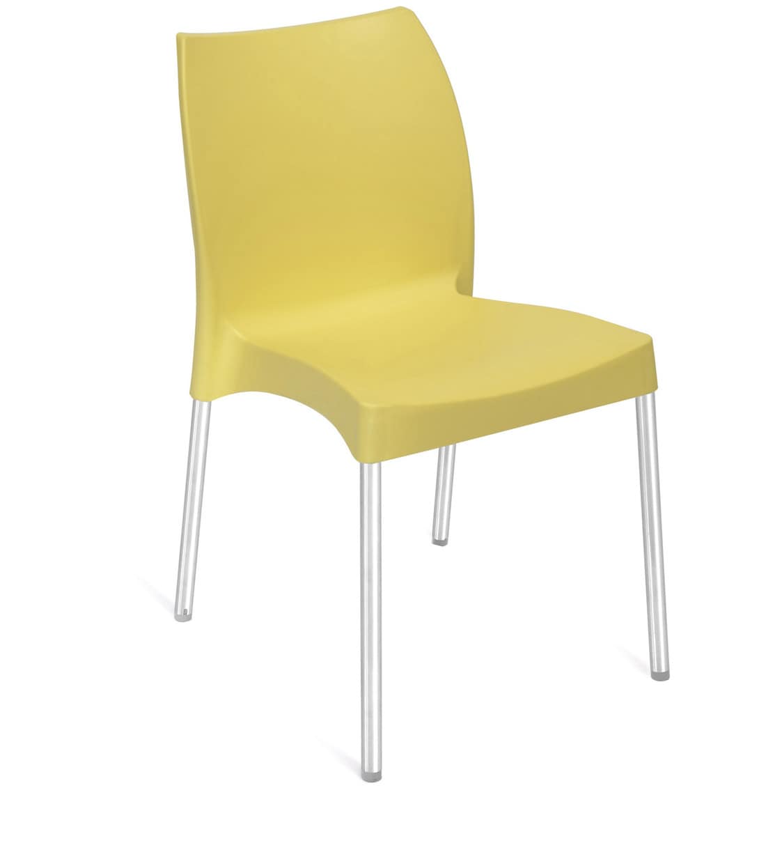 Buy Novella Plastic Chair in Yellow Colour By Nilkamal Online - Un ...