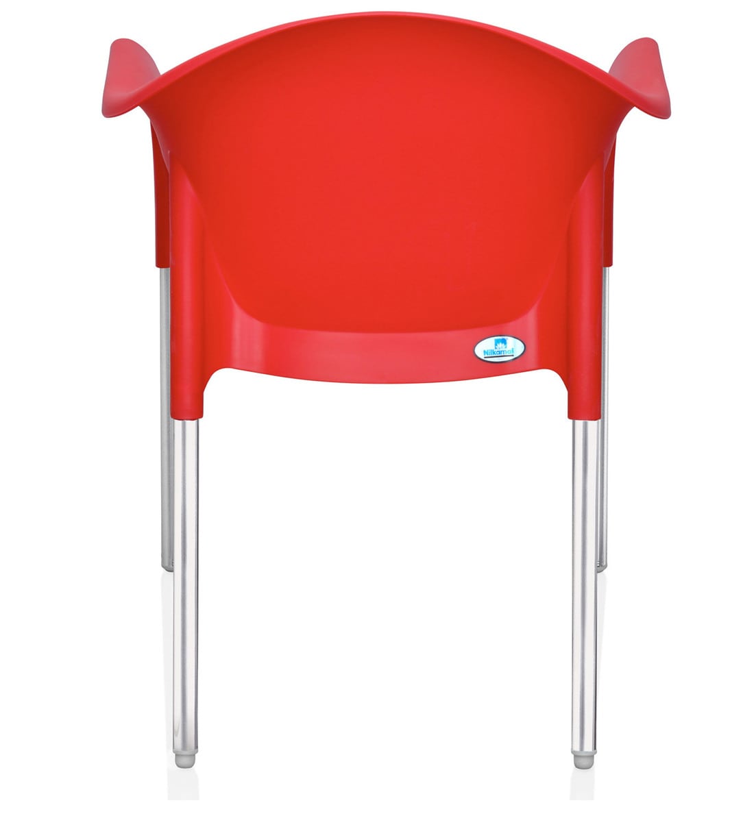 Buy Novella Plastic Chair in Bright Red Colour by Nilkamal Online
