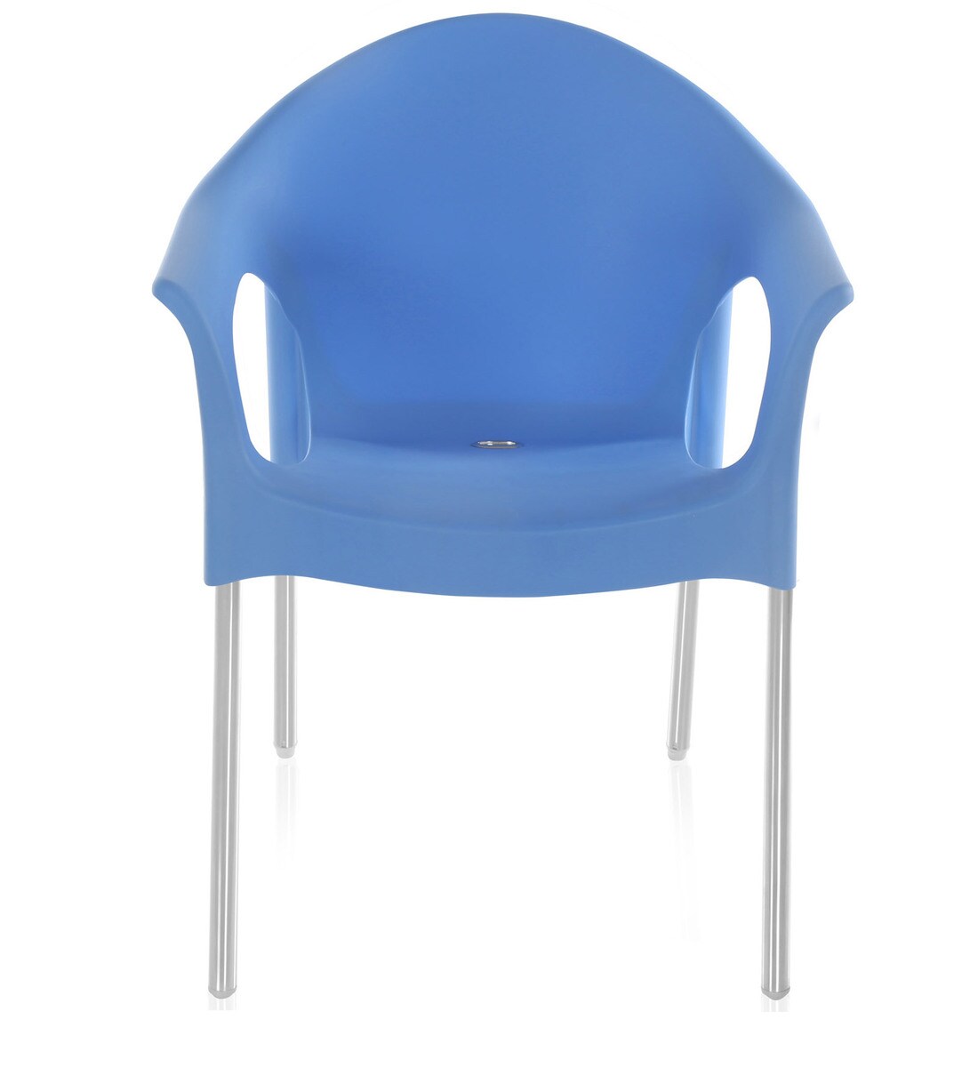 Buy Novella (Set of 4) Plastic Chair in Blue Colour by Nilkamal Online