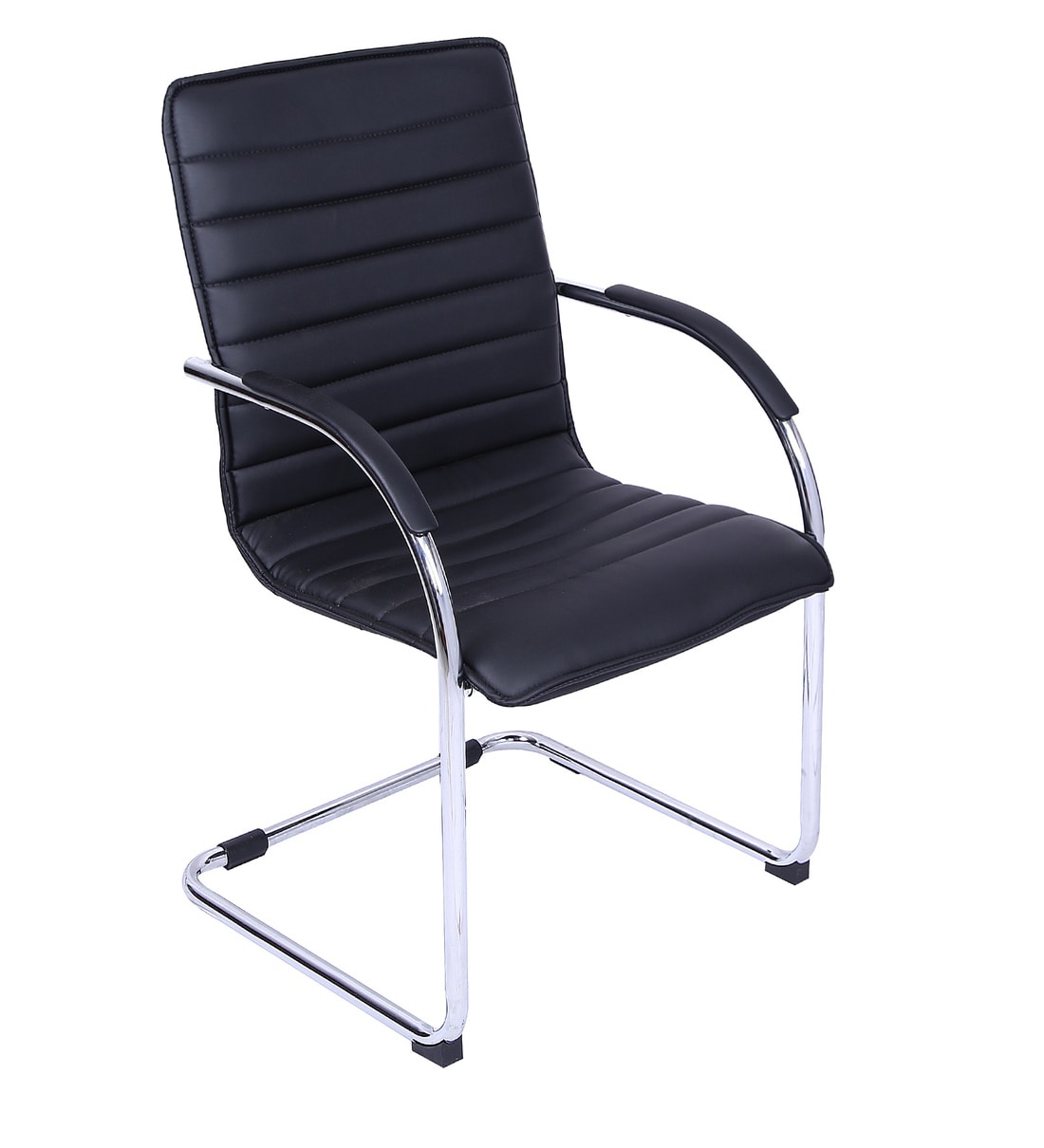 Buy Novelty Cantilever Office Chair in Black Colour by VOF Online