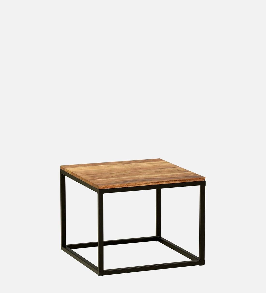 Buy Walond Solid Wood Nesting Coffee Table Set in Natural Finish With