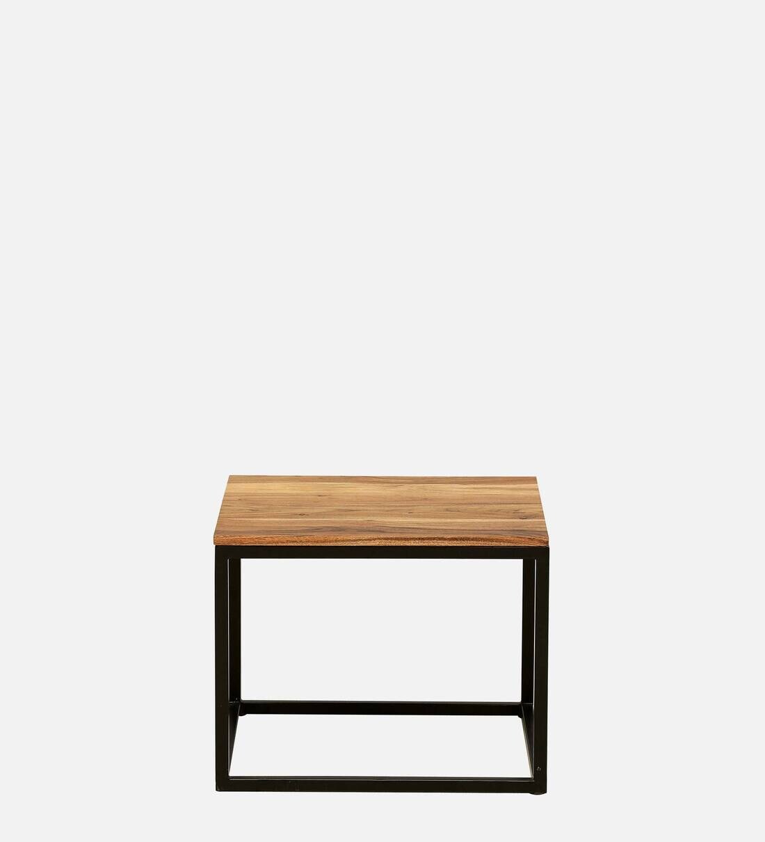 Buy Walond Solid Wood Nesting Coffee Table Set in Natural Finish With