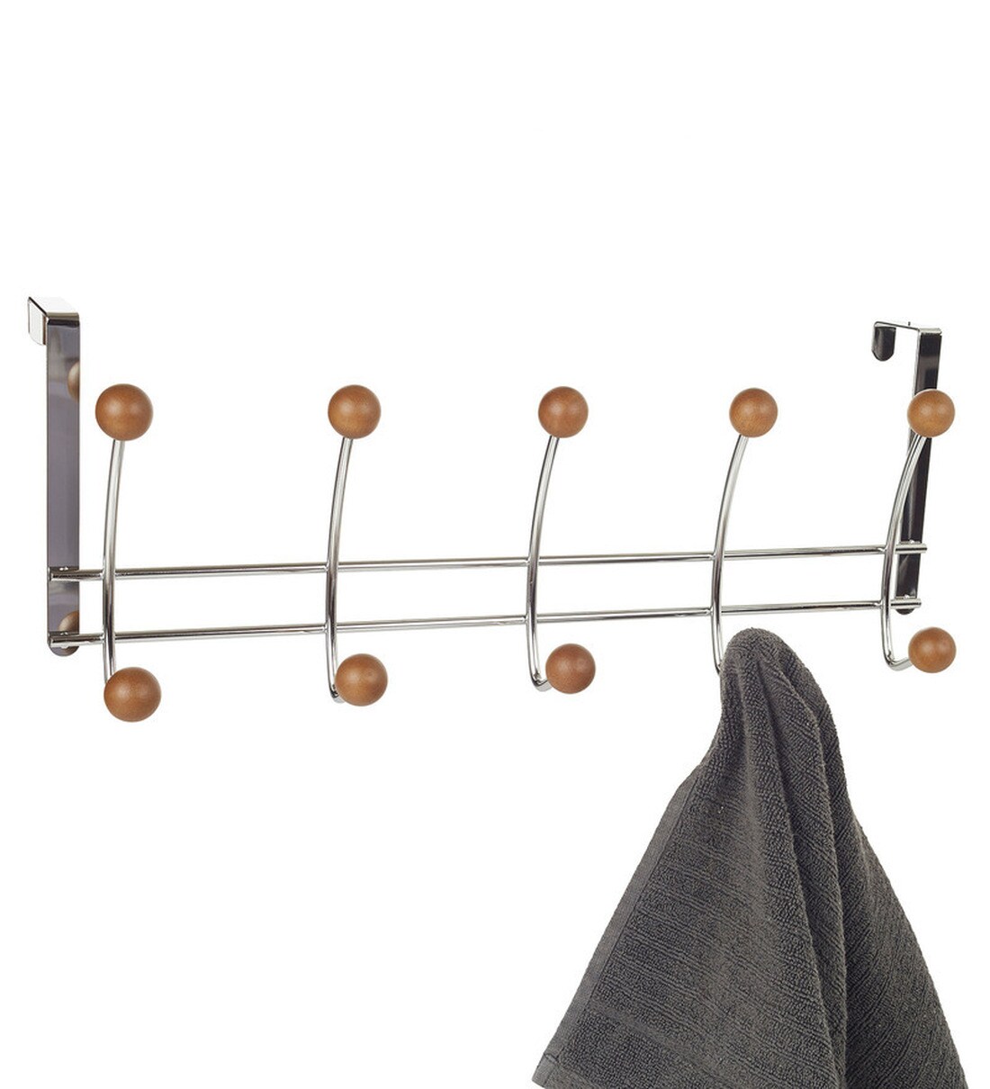 Buy Now & Zen Chrome Hook with 10 Knob Hanger Online Hangers