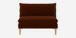 Noill Velvet 2 Seater Sofa in Rust Colour