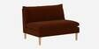 Noill Velvet 2 Seater Sofa in Rust Colour