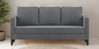 Norikura Fabric 3 Seater Sofa In Grey Colour