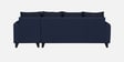 Norris Fabric LHS 6 Seater Sectional Sofa In Cool Cobalt Colour