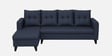Norris Fabric LHS 6 Seater Sectional Sofa In Cool Cobalt Colour