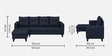Norris Fabric LHS 6 Seater Sectional Sofa In Cool Cobalt Colour Norris Fabric LHS 6 Seater Sectional Sofa In Cool Cobalt Colour