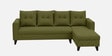Norris Fabric LHS 6 Seater Sectional Sofa In Moss Green Colour