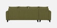 Norris Fabric LHS 6 Seater Sectional Sofa In Moss Green Colour Norris Fabric LHS 6 Seater Sectional Sofa In Moss Green Colour