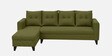 Norris Fabric LHS 6 Seater Sectional Sofa In Moss Green Colour