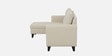 Norris Fabric LHS 6 Seater Sectional Sofa In Silk Cream Colour