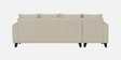 Norris Fabric LHS 6 Seater Sectional Sofa In Silk Cream Colour Norris Fabric LHS 6 Seater Sectional Sofa In Silk Cream Colour