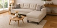 Norris Fabric LHS 6 Seater Sectional Sofa In Silk Cream Colour Norris Fabric LHS 6 Seater Sectional Sofa In Silk Cream Colour