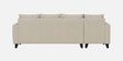 Norris Fabric LHS 6 Seater Sectional Sofa In Silk Cream Colour