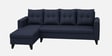 Norris Fabric RHS 6 Seater Sectional Sofa In Cool Cobalt Colour Norris Fabric RHS 6 Seater Sectional Sofa In Cool Cobalt Colour