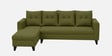 Norris Fabric RHS 6 Seater Sectional Sofa In Moss Green Colour