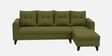Norris Fabric RHS 6 Seater Sectional Sofa In Moss Green Colour