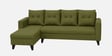Norris Fabric RHS 6 Seater Sectional Sofa In Moss Green Colour