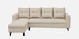 Norris Fabric RHS 6 Seater Sectional Sofa In Silk Cream Colour Norris Fabric RHS 6 Seater Sectional Sofa In Silk Cream Colour