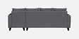 Norris Fabric RHS 6 Seater Sectional Sofa In Steel Grey Colour Norris Fabric RHS 6 Seater Sectional Sofa In Steel Grey Colour