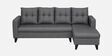 Norris Fabric RHS 6 Seater Sectional Sofa In Steel Grey Colour