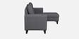 Norris Fabric RHS 6 Seater Sectional Sofa In Steel Grey Colour Norris Fabric RHS 6 Seater Sectional Sofa In Steel Grey Colour
