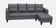 Norris Fabric RHS 6 Seater Sectional Sofa In Steel Grey Colour Norris Fabric RHS 6 Seater Sectional Sofa In Steel Grey Colour