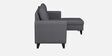 Norris Fabric RHS 6 Seater Sectional Sofa In Steel Grey Colour