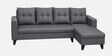 Norris Fabric RHS 6 Seater Sectional Sofa In Steel Grey Colour