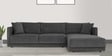 Northern Fabric LHS Sectional Sofa in Charcoal Grey Colour