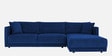 Northern Fabric LHS Sectional Sofa in Royal Blue Colour