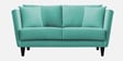 Norway Velvet 2 Seater Sofa in Barmuda Aqua Colour