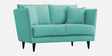 Norway Velvet 2 Seater Sofa in Barmuda Aqua Colour