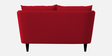 Norway Velvet 2 Seater Sofa in Cherry Red Colour