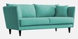 Norway Velvet 3 Seater Sofa in Barmuda Aqua Colour