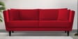 Norway Velvet 3 Seater Sofa in Cherry Red Colour