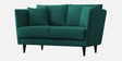 Norway Fabric 2 Seater Sofa in Arabian Green Colour