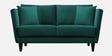 Norway Fabric 2 Seater Sofa in Arabian Green Colour