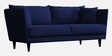Norway Velvet 3 Seater Sofa in Indigo Blue Colour
