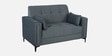 Nova 2 Seater Fabric Sofa In Dark Grey Color.