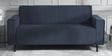 Nova Fabric 3 Seater Sofa in Charcoal Grey Colour