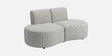 Nova Classic Houndstooth 3 Seater Armless Sofa In White And Black Colour Nova Classic Houndstooth 3 Seater Armless Sofa In White And Black Colour