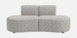 Nova Classic Houndstooth 3 Seater Armless Sofa In White And Black Colour Nova Classic Houndstooth 3 Seater Armless Sofa In White And Black Colour