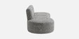 Nova Urban Maze 3 Seater  Polyester Fabric Armless Sofa In White And Black Colour