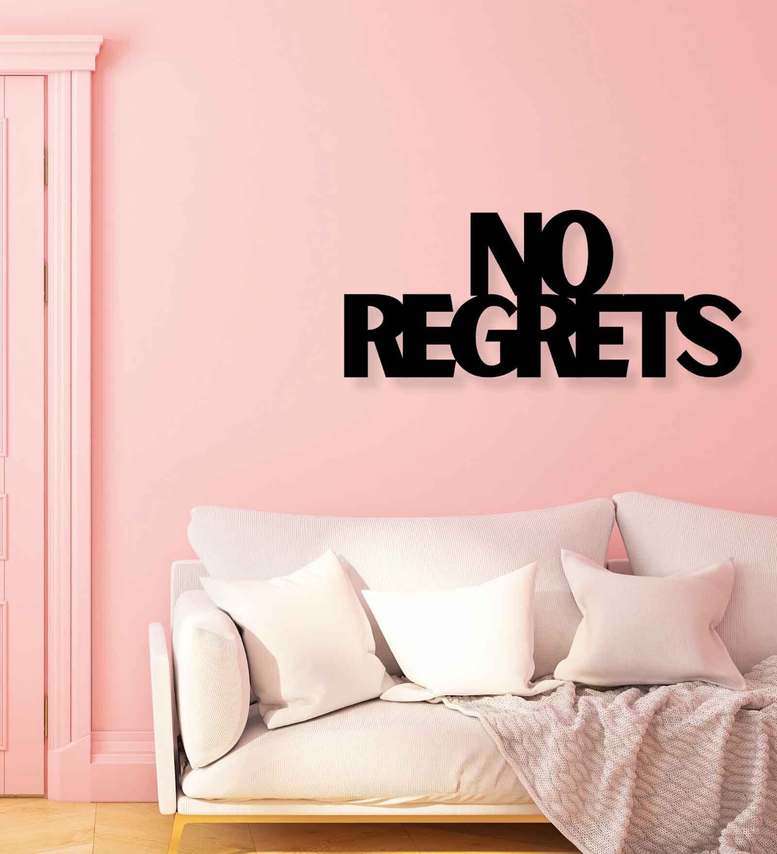 Buy No Regrets Black Mild Steel Wall Art at 17% OFF by Elysian Dekor ...