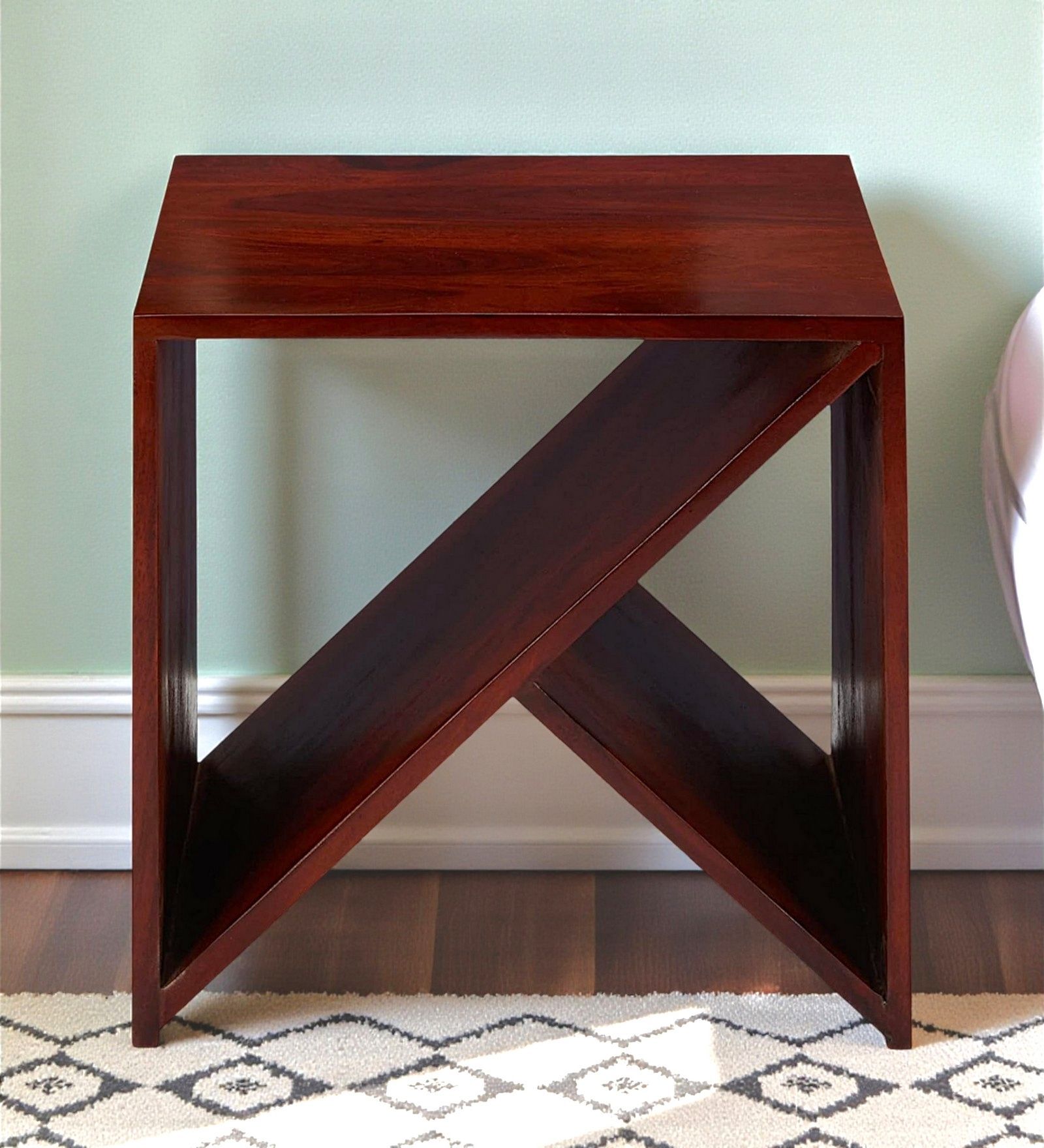 Noah Bedside Table In Honey Finish
